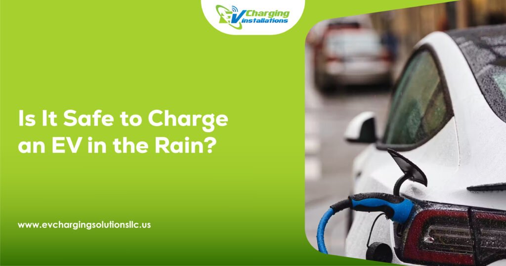 Safe to charge an EV in the rain